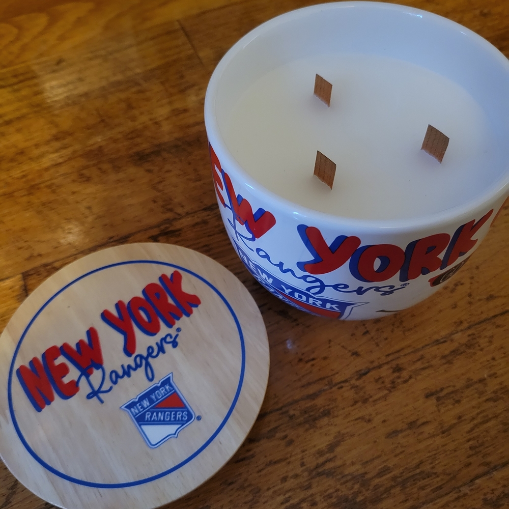 New York Rangers Candle